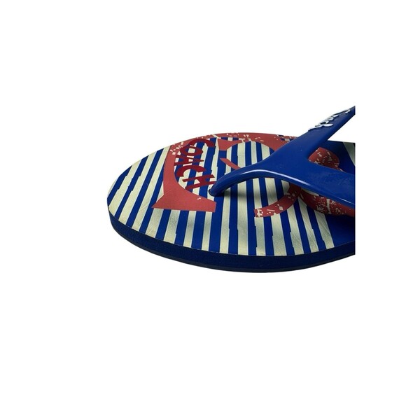 Coach Kali Jelly Popular Nautical Striped Flip Flops Size 8 B Fast Shipping - Picture 16 of 16
